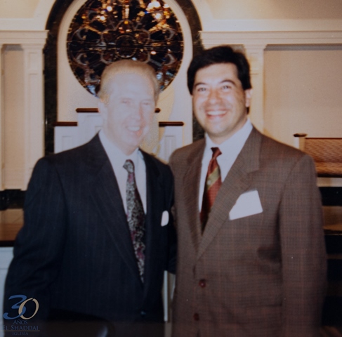 Harold Caballeros y John Osteen